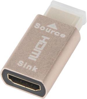 HDMI Lock Screen Signal Holder KVM HDMI2.0 Virtual Adapter EDID DDC Dummy Plug for HDMI Display Emulator Up to 3840X2160