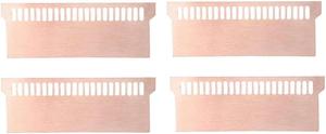 4 Pcs Pure Copper Notebook Gaming Laptop Memory Heatsink Cooling Radiator RAM Memory Cooler Heat Sink 0.5Mm