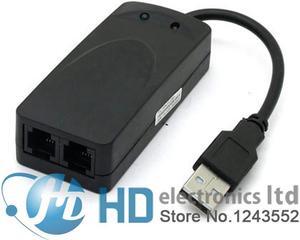 USB 56K External Dial Up Fax Data V.90 V.92 Modem Window 7 XP Vista Win 8