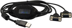 UT-8812 2-ports USB to RS-232 Serial Converter with ESD protection