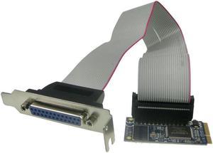 mini PCI-e to IEEE 1284 Parallel Card MINI PCI Express to DB25 Printer LPT Port Adapter for mini ITX Mini pcie converter card