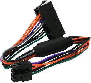 24 Pin to 8 Pin ATX PSU Power Adapter Cable Compatible for Optiplex 3020 7020 9020 Precision T1700 12-Inch(30cm)