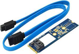 M2 SATA Adapter Convert Card B-M KEY M.2 NGFF SATA SSD to 7Pin Adapter Board Card Support 2242 2260 2280 Main Board