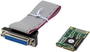 Mini PCIE to Parallel 1p Interface WCH384L chip MINI PCI-E lpt DB25 Converter card expansion to mpcie 384 chip