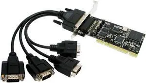 MOSCHIP MCS9865 PCI to serial card RS-232 serial port expansion cards (4) 9-pin com RS232 port integrated