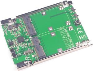 USB 3.1 to 2 mSATA SSD Raid controller card Converter with cable
