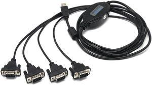 UT-8814 4-ports USB to RS-232 Serial Converter surge protection 15KV ESD portection