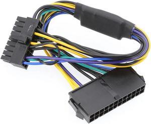 PSU ATX 24Pin to 18Pin Adapter Converter Power Cable Cord for Z420 Z620 Desktop Workstation Motherboard 18AWG 30CM