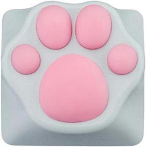 Silicone Cute Paws Artisan Cat Paws Pad Keyboard KeyCaps for Cherry MX Switches Personality Soft Feel Cat Keycap A