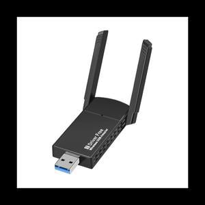 Wireless Network Card Adapter USB Adapter 650Mpbs 802.11Ac/B/G/N Receiver Network Card for PC Windows