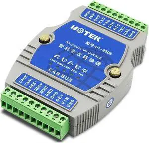 UTEK UT-2506 RS232/rs485 to CAN BUS RS-232/485 Turn CANBUS ligent Protocol Converter Industrial