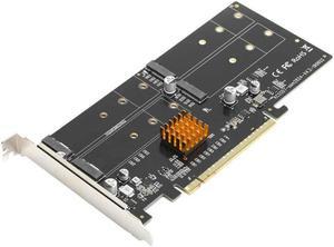 MAIWO PCIe 3.0 X16 To M.2 NVME SSD Adapter 4 Port for Computer Server Workstation Four Port RAID Array Card Riser Expansion Card