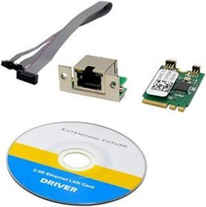 M.2 A+E KEY 2.5G Ethernet LAN Card RTL8125B Industrial Control Network Card PCI Expansion Network Adapter