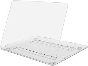 Computer Protective Cover Crystal Plastic Hard Case for MacBook Air 13 A2337 M1 A2179 A1932, Transparent