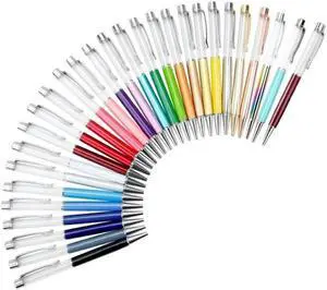 28 PACK Colorful Empty Tube Floating DIY Pens,Building Your Favorite Liquid Sand Pens Supplies for Many Occasions