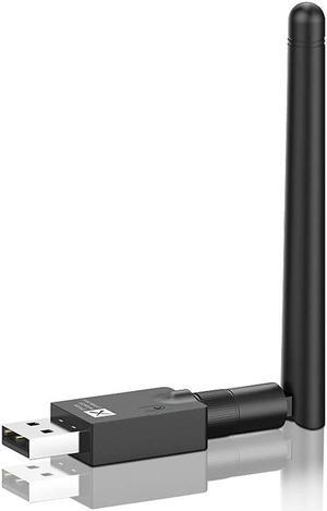 USB Bluetooth 5.2 Adapter , USB Wireless Audio Bluetooth Transmitter Receiver Support Win10/8/7 Linux/PS 4-5/Android