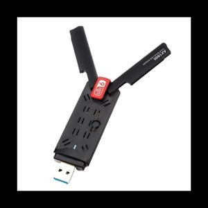 1800Mbps 6 USB 3.0 Adapter 2.4G 5.8G 6 Dongle Network Card Support Win 7 10 11 PC