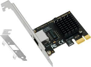 PCI-E 2.5G Network Card RTL8125BG PCI-E X1 To 2.5Gbps Gigabit RJ45 Ethernet Network Card for PC Windows/Linux/ESXi/ROS