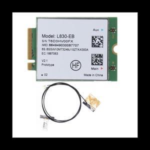 L830-EB 4G Card+Antenna Module for X280 T480 T580 P52S L480 L580 T490 T590 P53S T490S X390 L490 L590