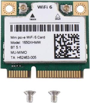 1650X 1650XHMW AX200 Card Dual Band 2400Mbps Bluetooth 5.1 Mini Pcie Gigabit Wireless Adapter Card Support Win11