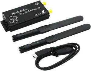NGFF(M.2) to USB 2.0(TYPE C) Adapter with SIM Card Slot and Auxiliary Power Interface for WWAN/LTE Module