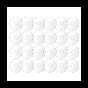 Clear CDs for Painting Blank CDs for Decoration DIY Aesthetic Wall Cd Room Decor Transparent Wall CDs Crafts (50 Pcs)