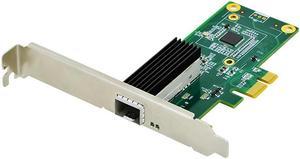 WGI210 PCI-E X1 Gigabit Network Card Single Port SFP Server Network Card I210-F1 Gigabit Fiber Optic Network Card