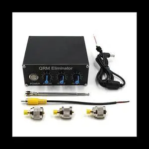 QRM Eliminator X-Phase HF Bands 1MHz to 30MHz QRM Signal Canceller Aluminum Alloy Signal Eliminator with Dial and Knob