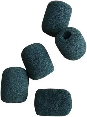 5PCS Black Microphone Headset Foam Sponge Windscreen Mic Cover     5PCS Black Microphone Headset Foam Sponge Windscreen Mic Cover