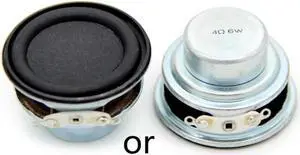 Metal 40mm 1.5 inch Inner Speaker Unit 4 Ohm 6W for Speaker Replacement     Metal 40mm 1.5 inch Inner Speaker Unit 4 Ohm 6W for Speaker Replacement