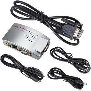 NTSC VGA to RCA Adapter Converter Video Box for PC Support S-video RGB NTSC Computer     NTSC VGA to RCA Adapter Converter Video Box for PC Support S-video RGB NTSC Computer