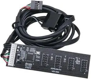 USB Hub Splitter Main Board USB2.0 9Pin to 4x 9Pin Hub Adapter Motherboard     USB Hub Splitter Main Board USB2.0 9Pin to 4x 9Pin Hub Adapter Motherboard