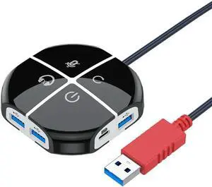 Easy Installs PC Case Power Resets Button With 2 USB/Sound Home Office Accessory     Easy Installs PC Case Power Resets Button With 2 USB/Sound Home Office Accessory