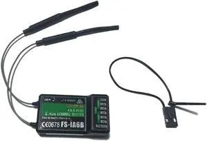 ruth's sister FS-iA6B iA6B 2.4G 6CH AFHDS 2A Receiver with Antenna for FSi10 i6x i6s Repair
