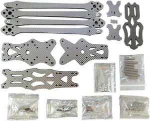 ruth's sister Lightweight 7" Carbon Fiber Frame Set Quick Release Quadcopter Frame with 5.5mm Arm for FPVs Drones