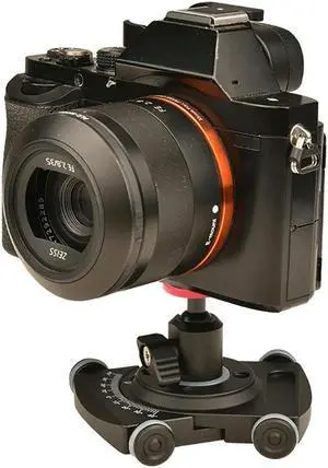 ruth's sister Tabletop Camera Car Slider with Ball Head and Phone Clamp for Camera