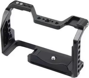 ruth's sister Camera Cage with Cable Clamp Full Cage for A6700 with Integrated ArcaSwiss Plate,Cold Shoe Mount 1/4'' Threaded