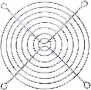 Ruth's sister PC DC Fan Grill Protector Metal Finger Guard 120mm 12cm Silver Tone