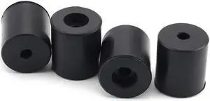 Ruth's sister 4 Pcs 3D Printer Heated Bed Silica Gel Column 16 Mm Black Hot Bed Leveling Silica Gel Column For Ender-3/Anet I3
