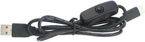 Ruth's sister Power Adapter Cable 5V 3A Usb To Type-C Power Supply Cord With On Off Button For Raspberry Pi 4 Model B