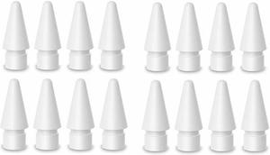 Ruth's sister 16 Pack Replacement Tip For Pencil Nibs For Pencil 1St & 2Nd Generation (White)