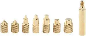 Ruth's sister Heat Insert Nut Iron Tip M2-M8 Brass Hot Melt Nut Heat Insertion Tool For 3D Printer Heat Set Insert Soldering Iron Tips Durable