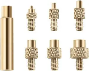 Ruth's sister Heat Insert Nut Iron Tip M2 M3 M4 M5 M6 M8 Brass Thread Embedded Kit Heat Insertion Tool For 3D Printer Soldering Iron