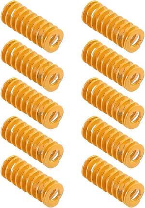 Ruth's sister 3D Printer Heat Bed Leveling Spring 8X20mm Compression Yellow For Creality Ender 2 3 Pro CR-10S PRO Hotbed (10 Pcs)