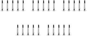 Ruth's sister 25PCS Universal Stylus Pen Transparent Disc Capacitive Screen Touch Pen Replacement Tip Drawing Writing Nib Pencil Head