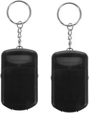 Ruth's sister 2X Gray Plastic Casing 8 Digits Electronic Mini Calculator W Keychain