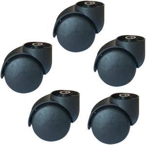 Ruth's sister 2 Inch Office Chair Casters, Replacement Swivel Chair Wheels, Heavy Duty Casters For Furniture Durable ,5 PCS