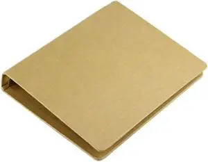 Ruth's sister Kraft Paper Folder Ring Binder, Brown In DIN A6 Format