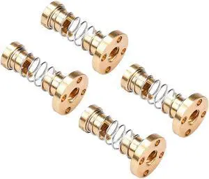 Ruth's sister T8 Anti Backlash Spring Loaded Nut Pitch 2Mm Lead 8Mm Elimination Space Nut For 8Mm Acme Threaded Rod Lead Screws DIY