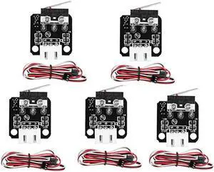 Ruth's sister 5Pcs 3D Printer Accessories X/Y/Z Axis End Stop Limit Switch 3Pin N/O N/C Easy To Use Mini Switch For CR-10 Ender-3